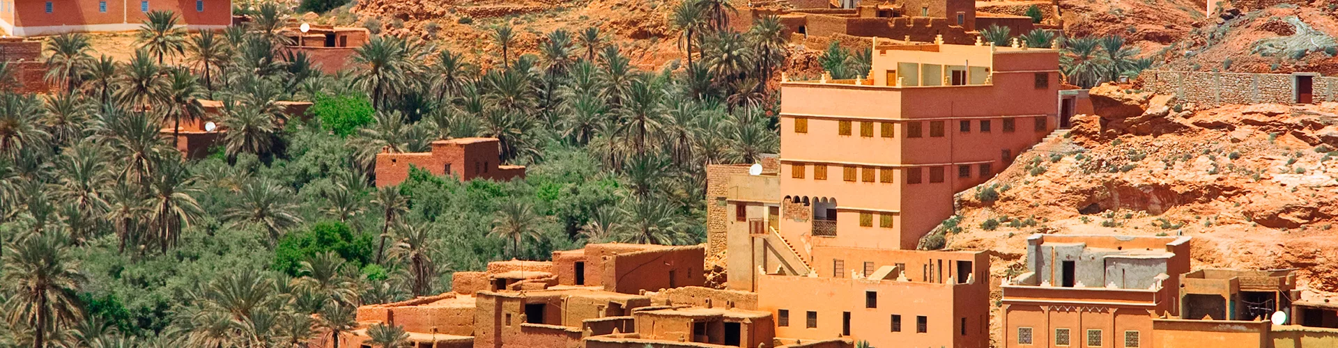 Village Among Moroccan Hills