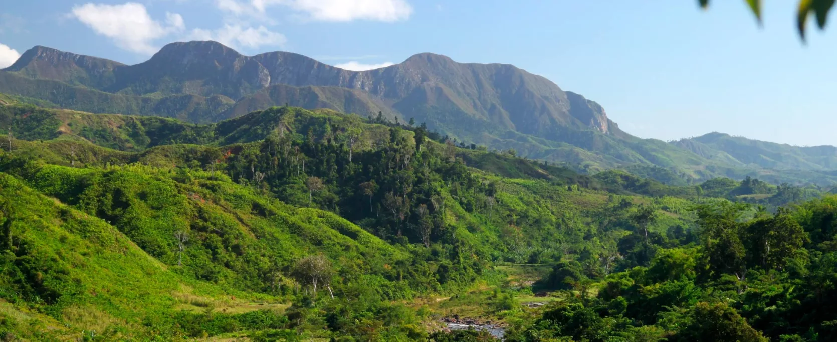 Stunning Madagascar Landscape Along The Maroantsetra To Antalaha Trail