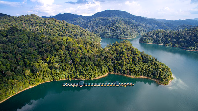 L Elephant Hills Luxury Tented Floating Rainforest Camp Cheow Larn Lake Khao Sok National Park Thailand