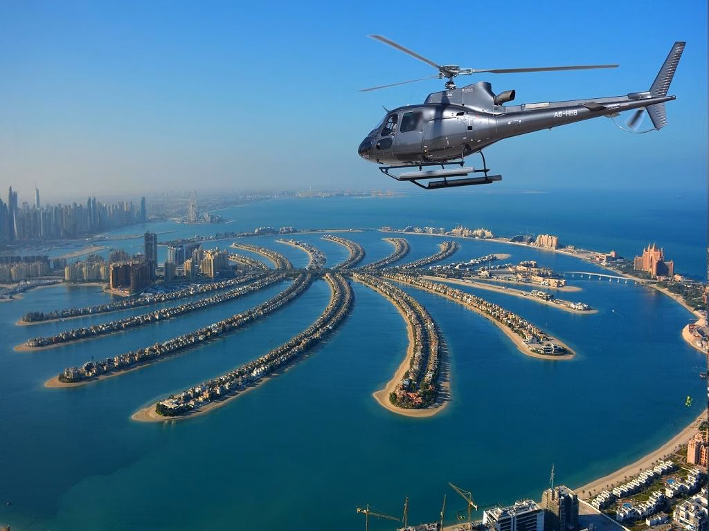 Helikoptertur – Dubai fra oven