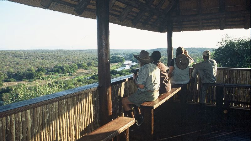 Udsigten Nydes Fra Udsigtshytten X