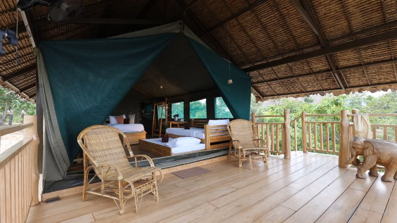 The Bush Camp Tent Interior X