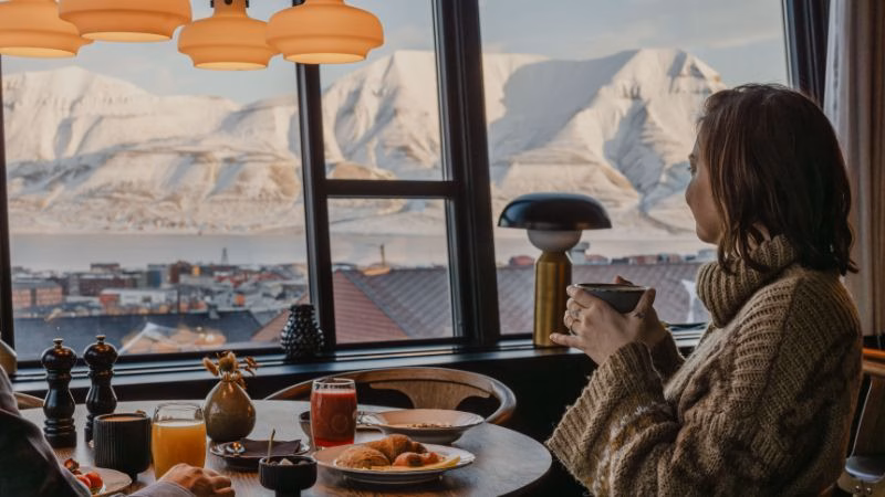 Hurtigruten Svalbard Funken Lodge Frokost Ragnhild Utne Photo Ragnhild Utne