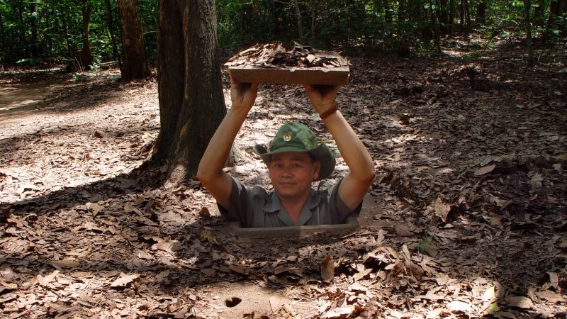 Ho Chi Minh: Cu Chi tunnellerne