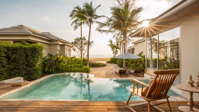 A Two Bedroom Beachfront Pool Villa X