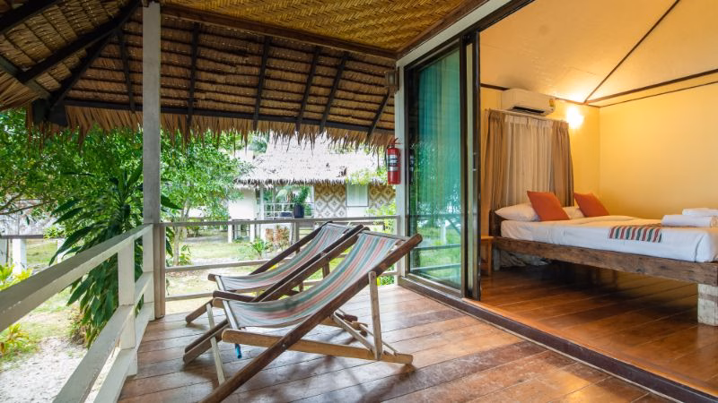 Koh Mook Muk Pawapi Resort Trang Beachfront Beachview Bungalow X
